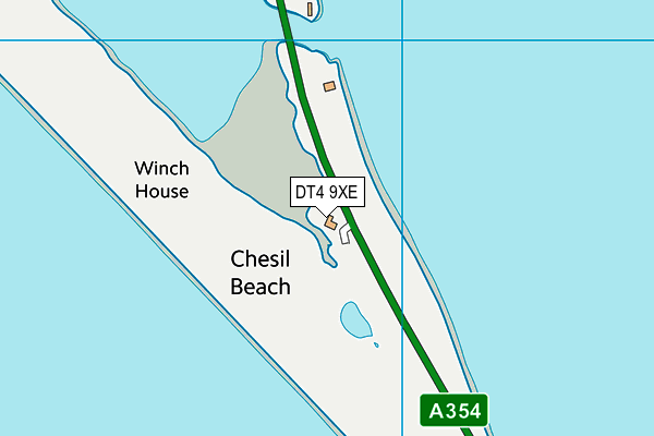 DT4 9XE map - OS VectorMap District (Ordnance Survey)