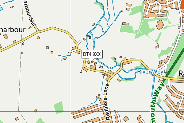 DT4 9XX map - OS VectorMap District (Ordnance Survey)
