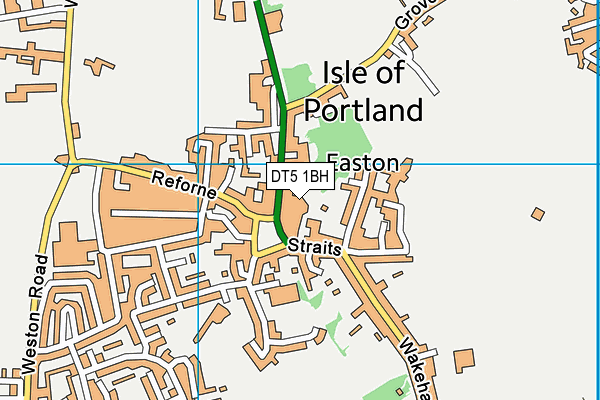 DT5 1BH map - OS VectorMap District (Ordnance Survey)