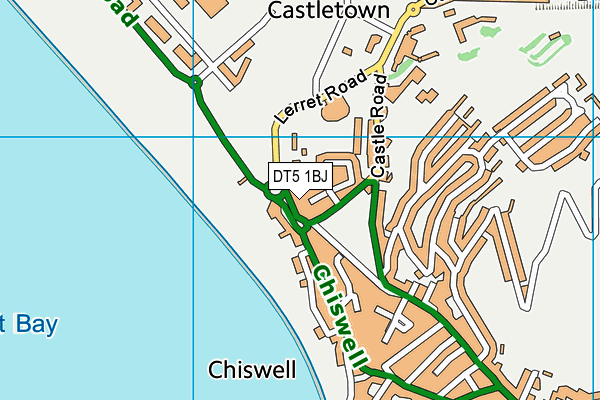 DT5 1BJ map - OS VectorMap District (Ordnance Survey)