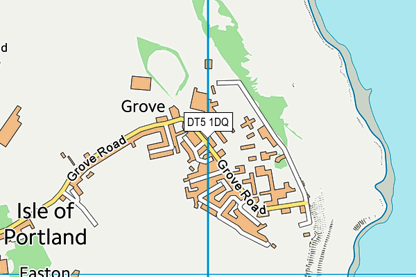 DT5 1DQ map - OS VectorMap District (Ordnance Survey)