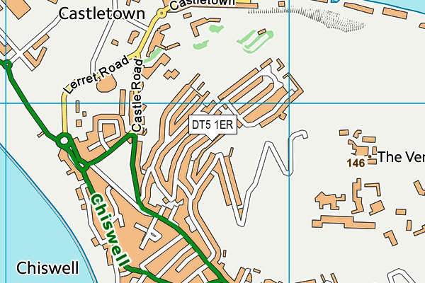 DT5 1ER map - OS VectorMap District (Ordnance Survey)