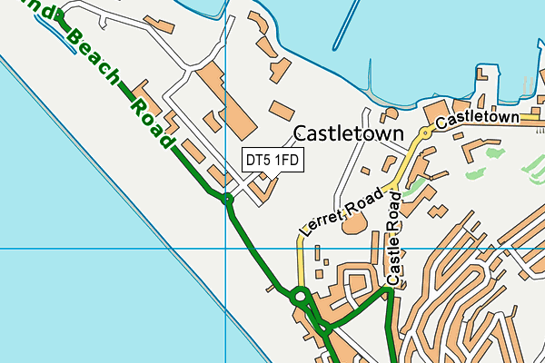 DT5 1FD map - OS VectorMap District (Ordnance Survey)