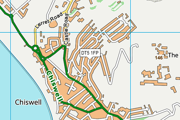 DT5 1FP map - OS VectorMap District (Ordnance Survey)