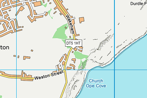 DT5 1HT map - OS VectorMap District (Ordnance Survey)