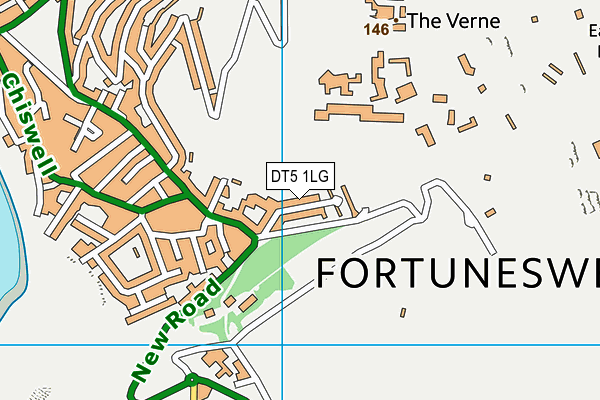 DT5 1LG map - OS VectorMap District (Ordnance Survey)