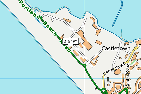 DT5 1PY map - OS VectorMap District (Ordnance Survey)