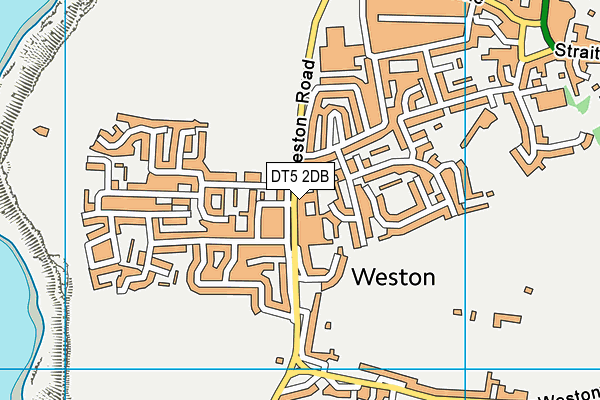 DT5 2DB map - OS VectorMap District (Ordnance Survey)
