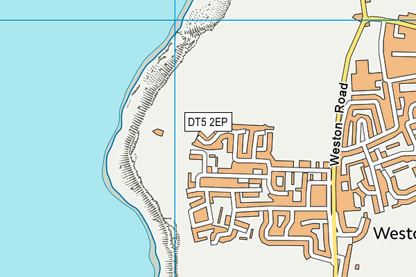 DT5 2EP map - OS VectorMap District (Ordnance Survey)
