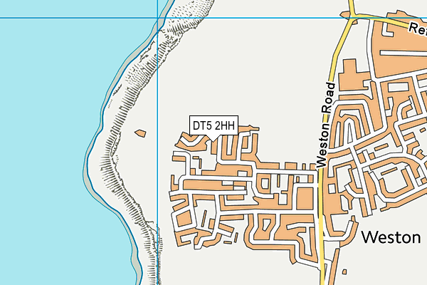DT5 2HH map - OS VectorMap District (Ordnance Survey)