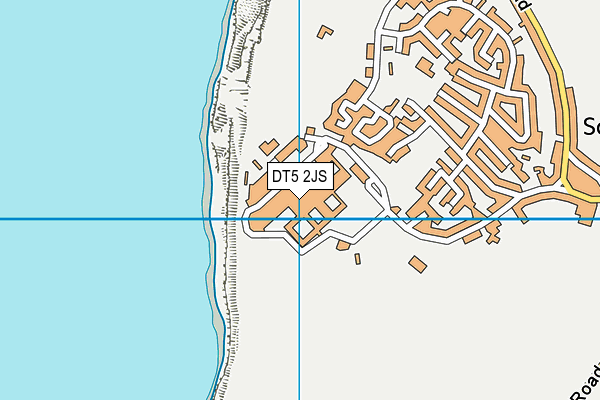 DT5 2JS map - OS VectorMap District (Ordnance Survey)