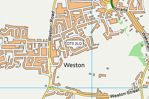 DT5 2LQ map - OS VectorMap District (Ordnance Survey)