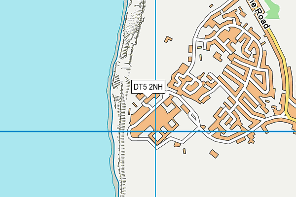 DT5 2NH map - OS VectorMap District (Ordnance Survey)
