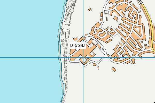 DT5 2NJ map - OS VectorMap District (Ordnance Survey)