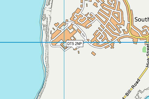 DT5 2NP map - OS VectorMap District (Ordnance Survey)
