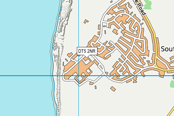 DT5 2NR map - OS VectorMap District (Ordnance Survey)