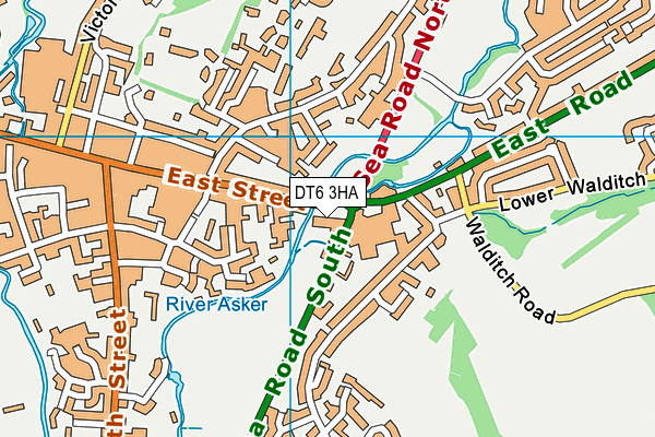 DT6 3HA map - OS VectorMap District (Ordnance Survey)