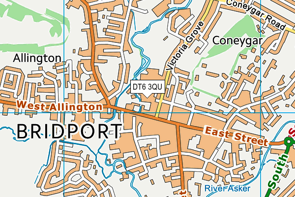 Map of AMSAFE BRIDPORT LIMITED at district scale
