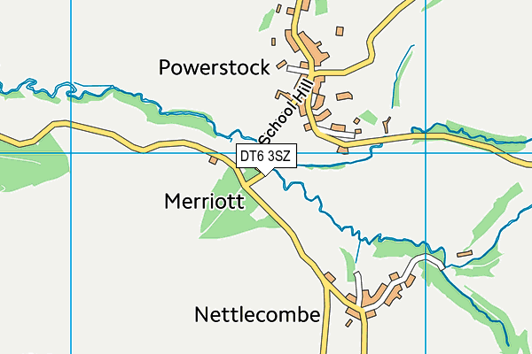 DT6 3SZ map - OS VectorMap District (Ordnance Survey)