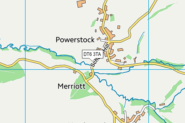 DT6 3TA map - OS VectorMap District (Ordnance Survey)