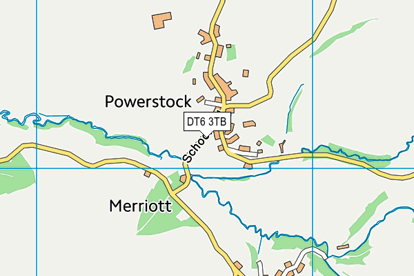 DT6 3TB map - OS VectorMap District (Ordnance Survey)