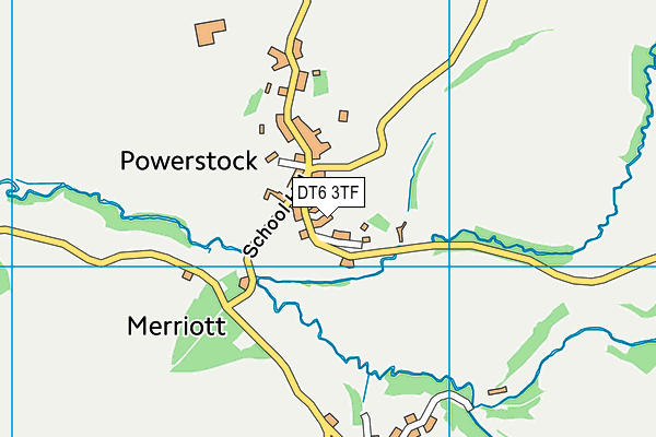 DT6 3TF map - OS VectorMap District (Ordnance Survey)
