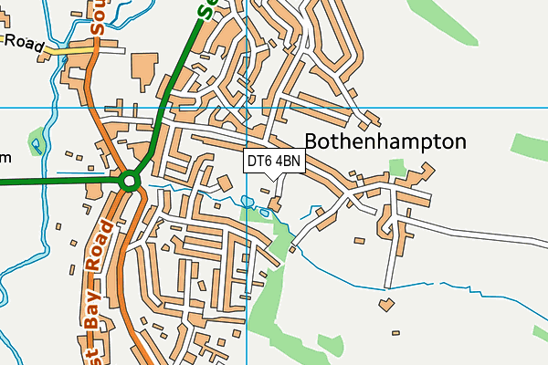 DT6 4BN map - OS VectorMap District (Ordnance Survey)