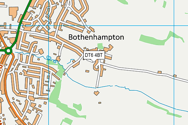 DT6 4BT map - OS VectorMap District (Ordnance Survey)