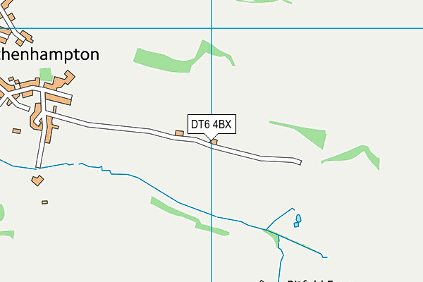 DT6 4BX map - OS VectorMap District (Ordnance Survey)