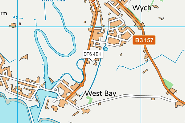 DT6 4EH map - OS VectorMap District (Ordnance Survey)