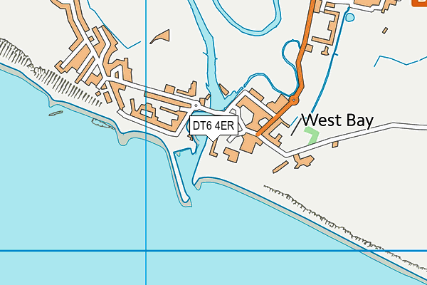 DT6 4ER map - OS VectorMap District (Ordnance Survey)