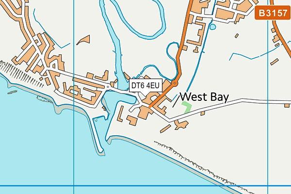 DT6 4EU map - OS VectorMap District (Ordnance Survey)