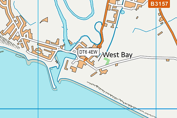 DT6 4EW map - OS VectorMap District (Ordnance Survey)