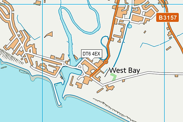 DT6 4EX map - OS VectorMap District (Ordnance Survey)