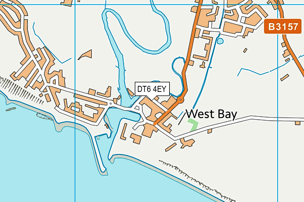 DT6 4EY map - OS VectorMap District (Ordnance Survey)