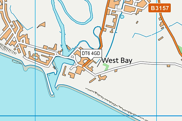 DT6 4GD map - OS VectorMap District (Ordnance Survey)