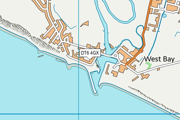 DT6 4GX map - OS VectorMap District (Ordnance Survey)