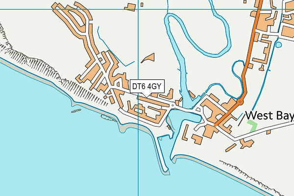 DT6 4GY map - OS VectorMap District (Ordnance Survey)