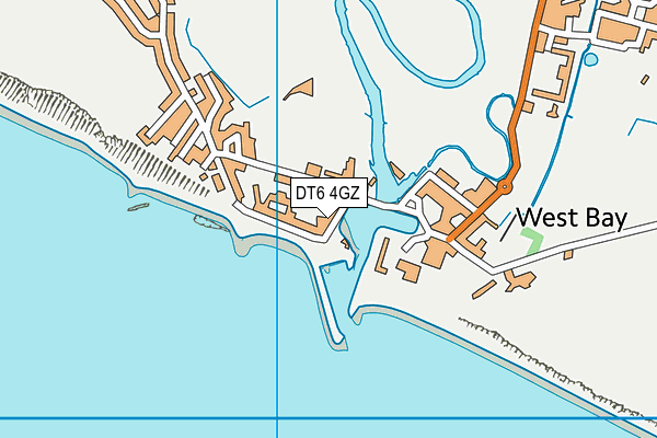 DT6 4GZ map - OS VectorMap District (Ordnance Survey)