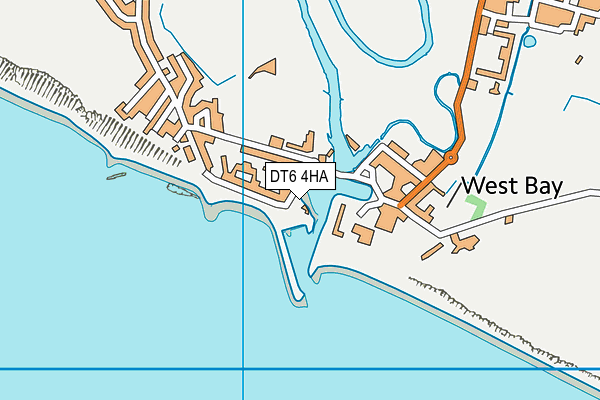 DT6 4HA map - OS VectorMap District (Ordnance Survey)