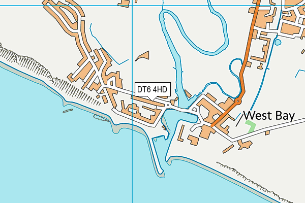 DT6 4HD map - OS VectorMap District (Ordnance Survey)