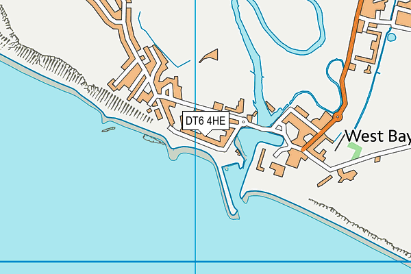DT6 4HE map - OS VectorMap District (Ordnance Survey)