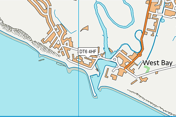 DT6 4HF map - OS VectorMap District (Ordnance Survey)