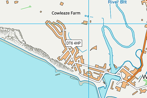 DT6 4HP map - OS VectorMap District (Ordnance Survey)