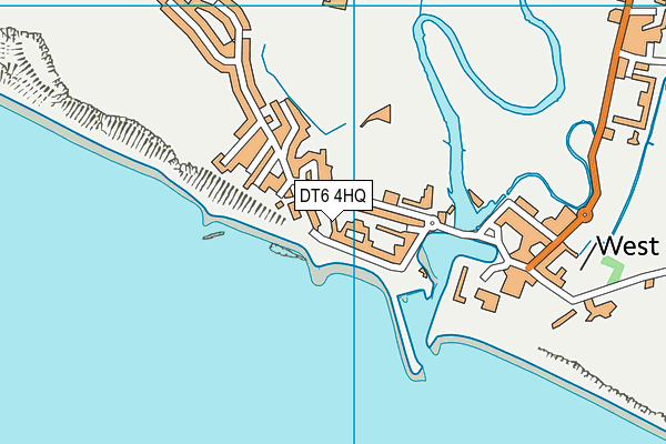 DT6 4HQ map - OS VectorMap District (Ordnance Survey)