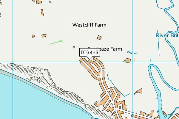 DT6 4HS map - OS VectorMap District (Ordnance Survey)