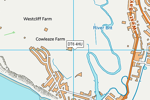 DT6 4HU map - OS VectorMap District (Ordnance Survey)