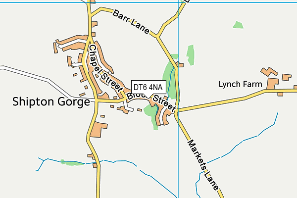 DT6 4NA map - OS VectorMap District (Ordnance Survey)