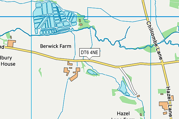 DT6 4NE map - OS VectorMap District (Ordnance Survey)