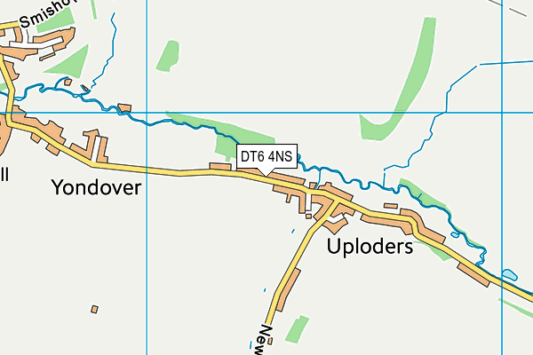 DT6 4NS map - OS VectorMap District (Ordnance Survey)